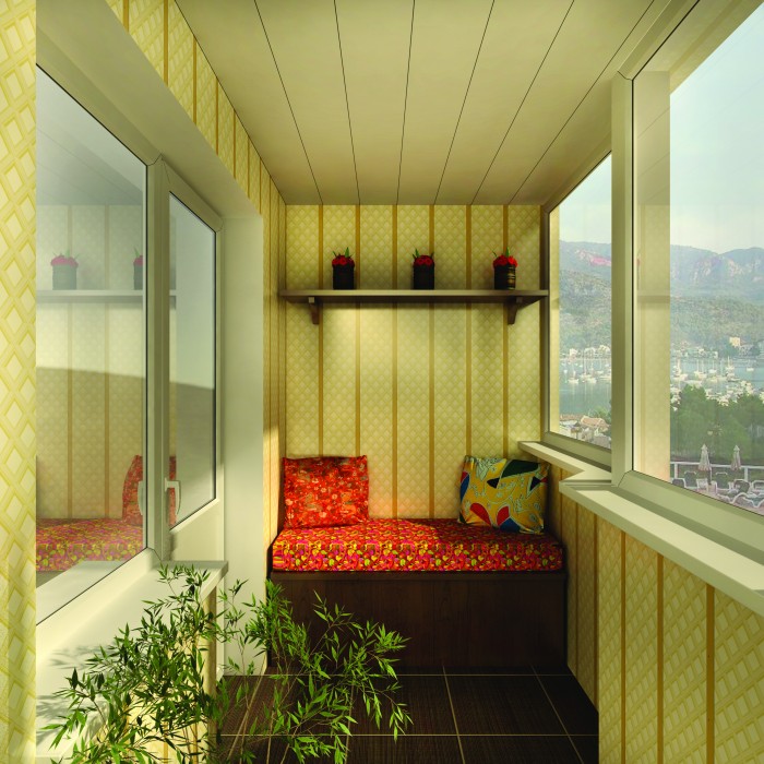 Балкон утепленный дизайн фото в панельном доме