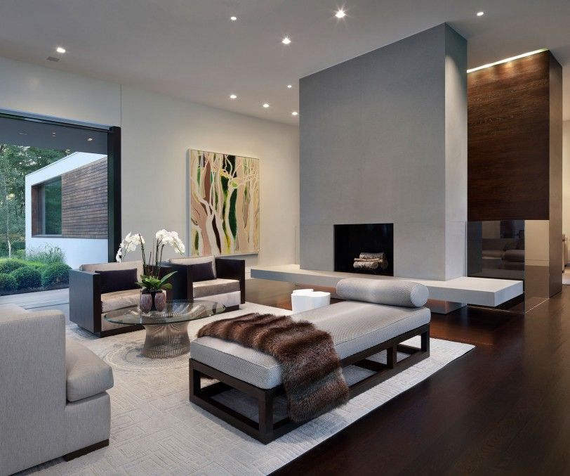 Chic interior design with sleek lines