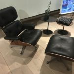 Original vintage Eames lounge chairs command stellar prices.