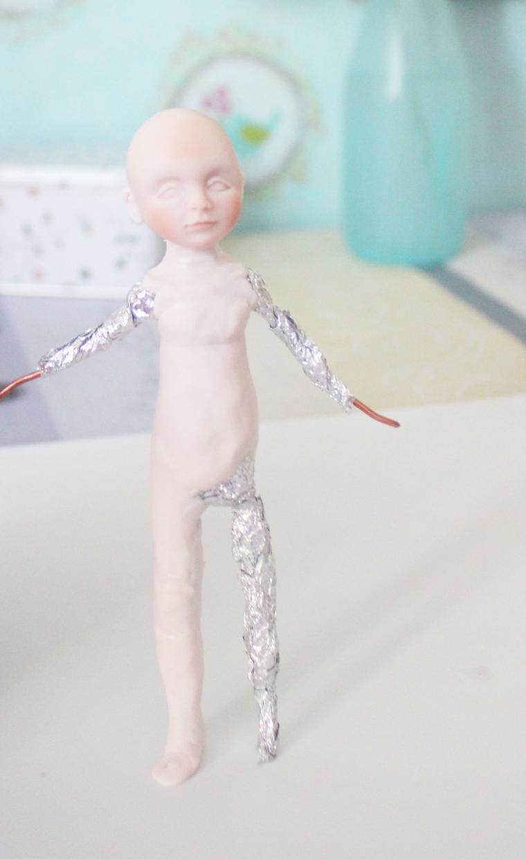Создаем чудесную куколку из полимерной глины, фото № 18