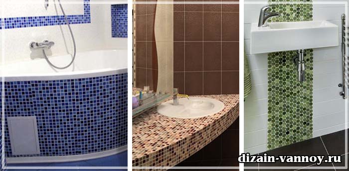 ванная комната дизайн мозаика фото