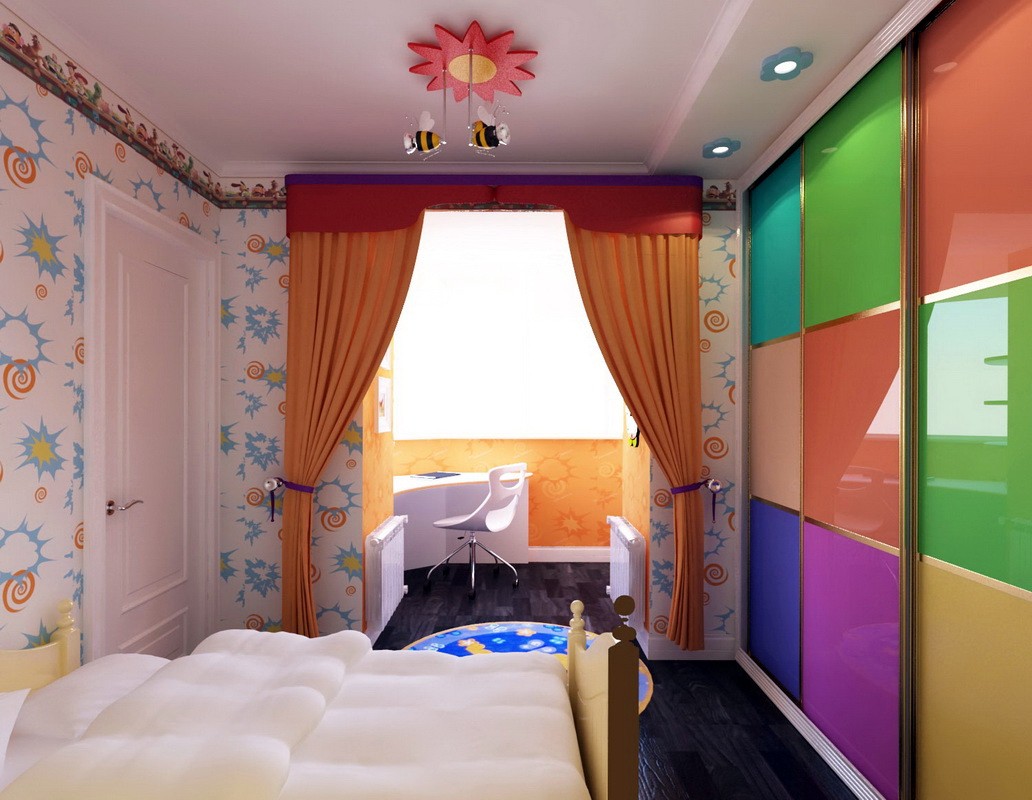 спальня 11 кв метров для детей