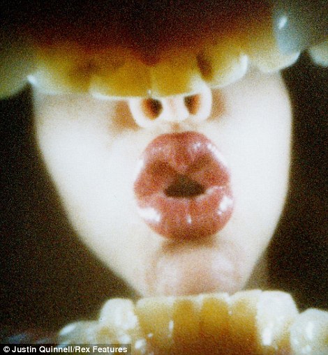 The 52-year-old captured images with a pinhole camera placed in his mouth