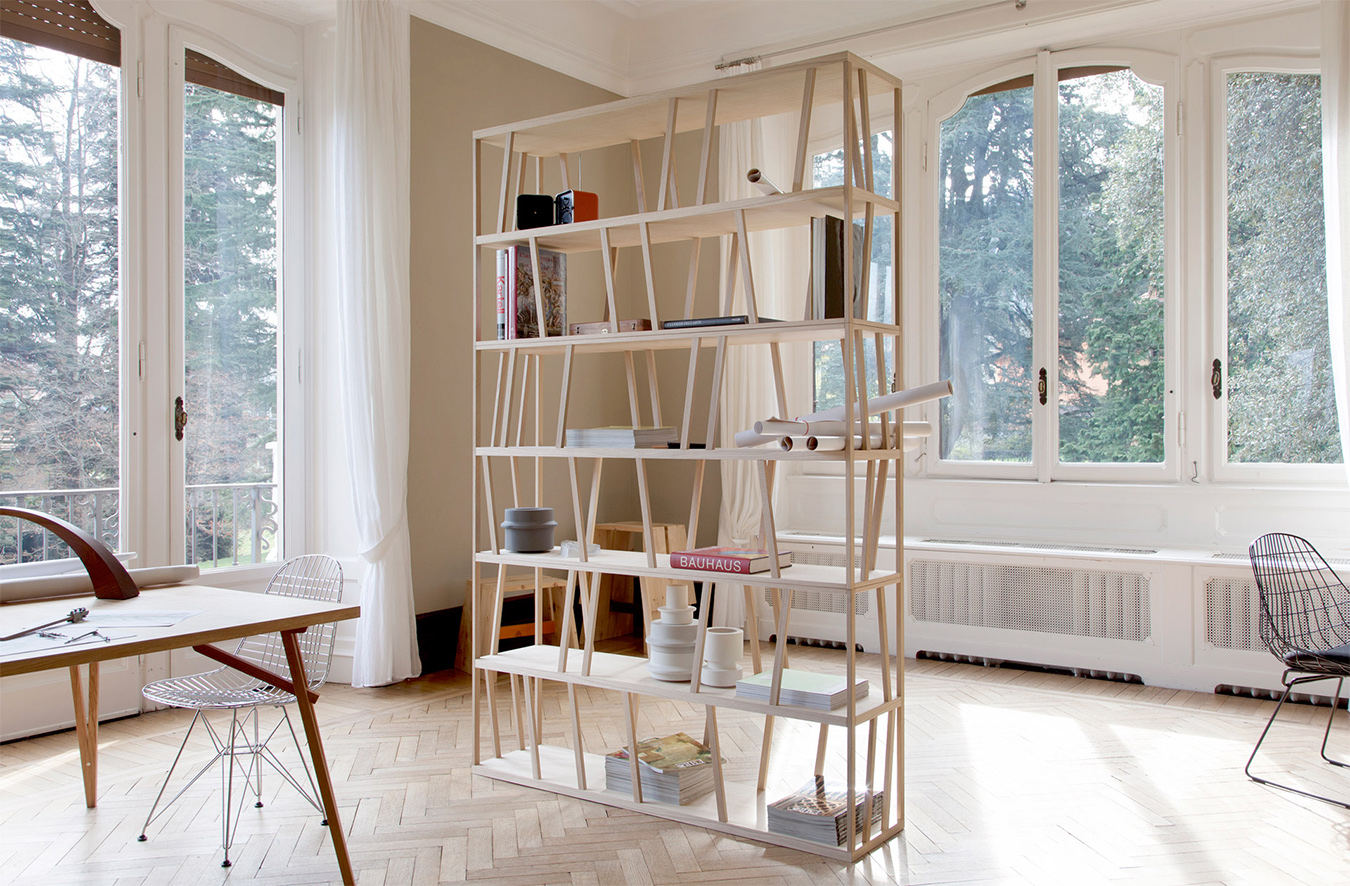 Стеллаж Scandi Oak