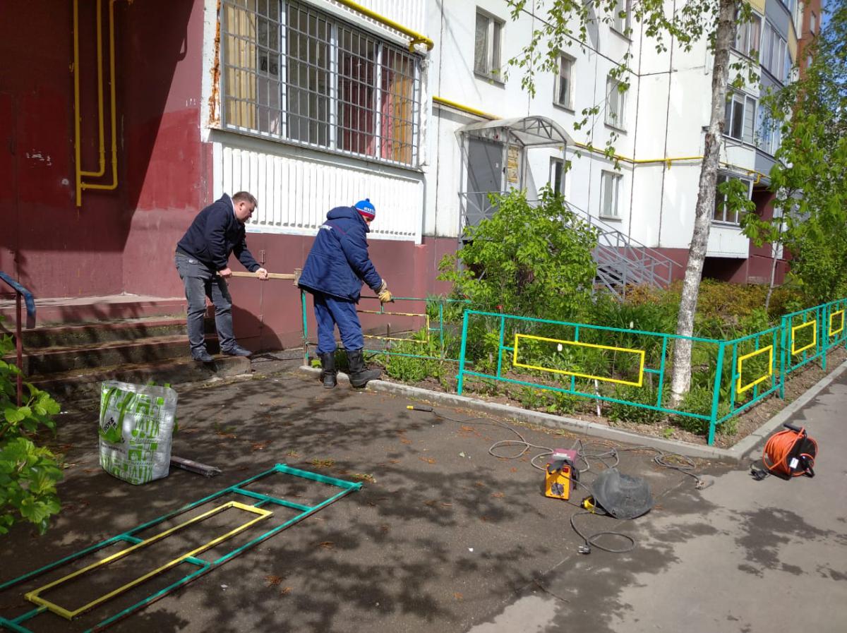 Озеленение придомовой территории МКД