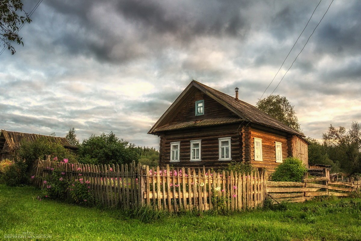 Красивые деревенские дома фото