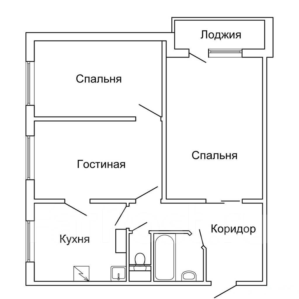 На рисунке изображен трехкомнатная квартира. Чертеж трехкомнатной квартиры. Планировка трехкомнатной квартиры с размерами. План квартиры чертеж трехкомнатной. Планировка трехкомнатной квартиры чертеж.