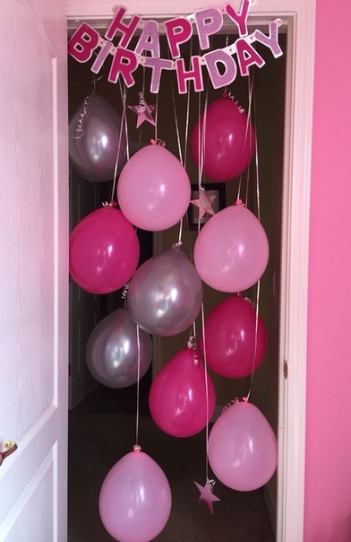 Украсить комнату на день рождения девочки 18 лет