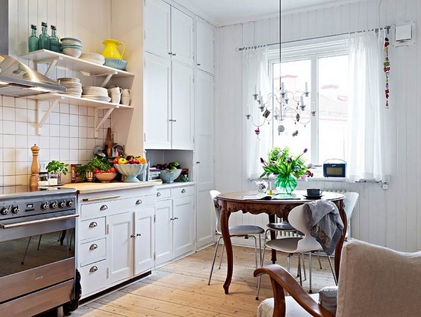 Мебель для кухни в скандинавском стиле фото